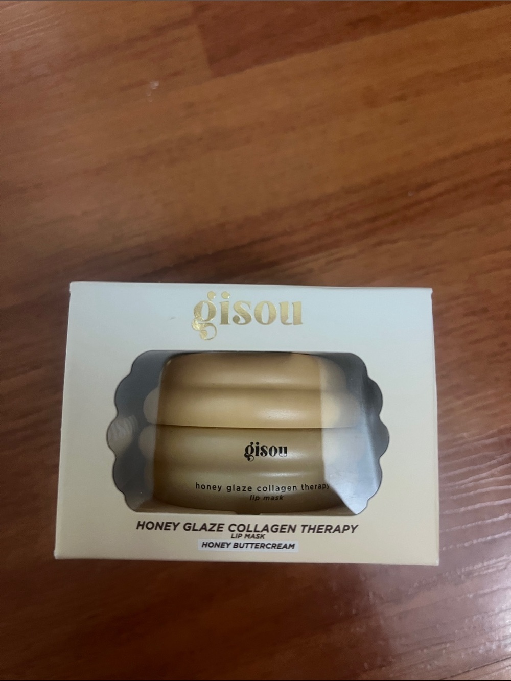 Gisou Honey Glaze Collagen Therapy Lip Mask - Honey Buttercream